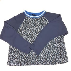 H&M Floral Long Sleeve Top